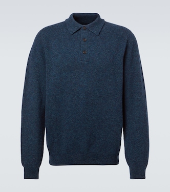Wool polo shirt | Sunspel