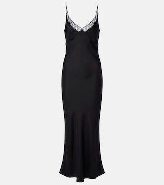 Barina lace-trimmed silk slip dress | The Row