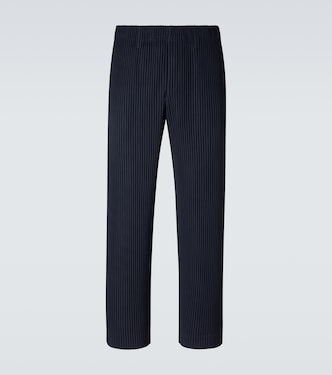Basics pleated straight pants | Homme Plissé Issey Miyake
