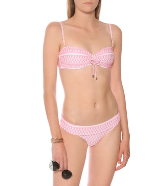 Top de bikini bandeau Buenos Aires estampado | Heidi Klein