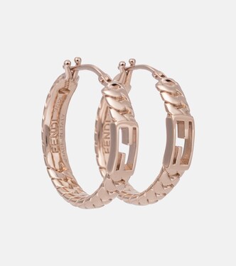 Orecchini a cerchio Baguette Small | Fendi