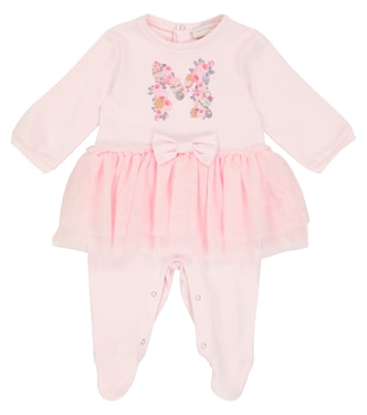 Baby - Tutina in jersey di cotone con stampa | Monnalisa