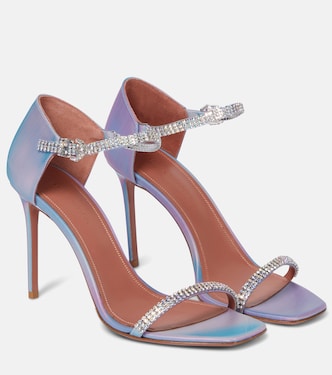 Ursina embellished leather sandals | Amina Muaddi