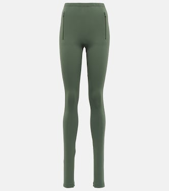 Leggings Side Split de tiro alto | Wardrobe.NYC