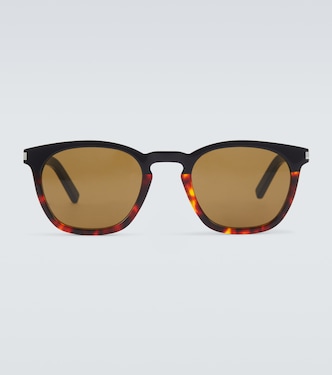 Round acetate sunglasses | Saint Laurent