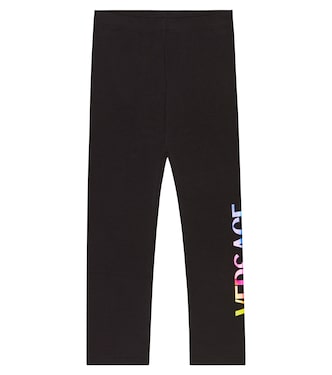 Printed jersey leggings | Versace Kids