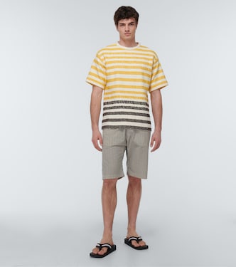 Logo striped thong sandals | Kenzo