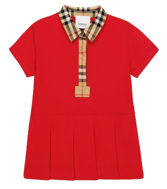 Bebé - vestido de algodón plisado | Burberry Kids