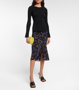 Jersey Talley de punto acanalado | Diane von Furstenberg