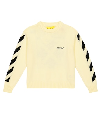Sweat-shirt en coton à logo | Off-White Kids