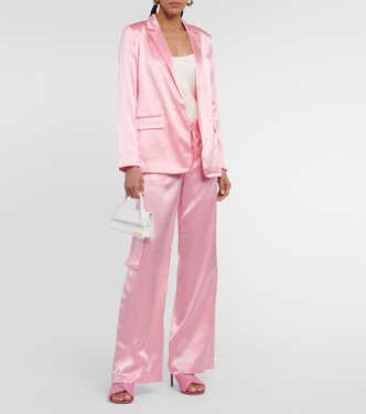 Blazer Astara en soie | LoveShackFancy