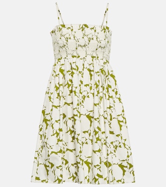 Floral cotton poplin minidress | Tory Burch