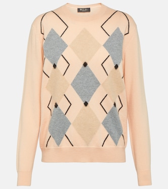 Jersey de cachemir con Argyle | Loro Piana