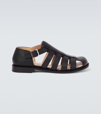Campo leather fisherman sandals  | Loewe