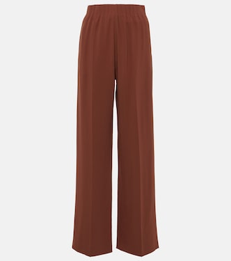 Weite High-Rise-Hose Maud aus Lamé | Fforme