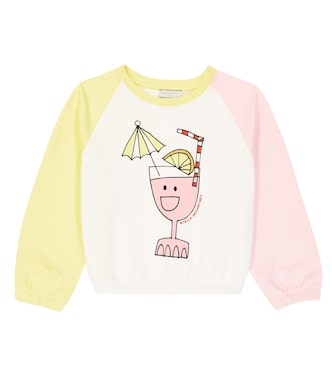 Sudadera en jersey de algodón estampada | Stella McCartney Kids