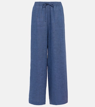 Weite Hose Graysen aus Leinen | Loro Piana