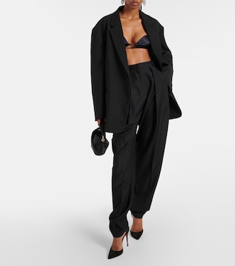 Brassière Double Petal en satin | Nensi Dojaka
