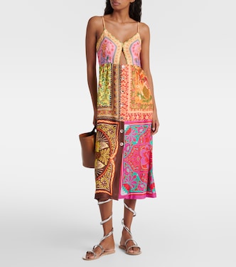 Abito midi Mixed Scarves | Farm Rio