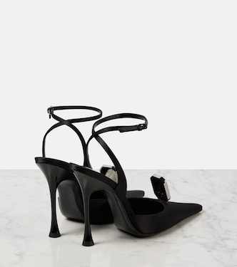 Escarpins Harlow 110 en satin | Saint Laurent