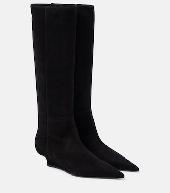 Sharp 40 suede knee-high boots | Toteme