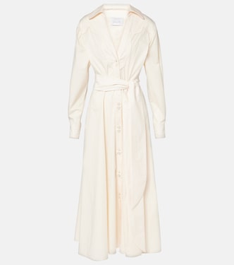 Vela De Cruz cotton-blend poplin wrap dress | Johanna Ortiz