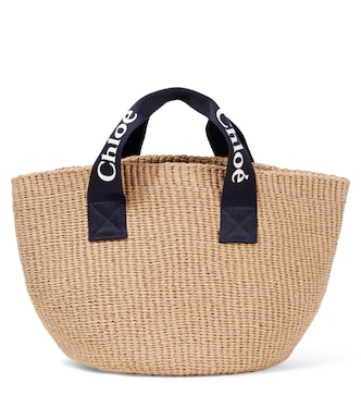 Logo paper basket bag  | Chloé Kids