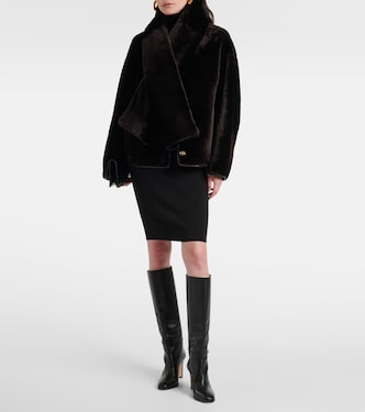 Giacca Lyra in shearling | Nour Hammour