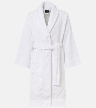DG cotton terry bathrobe | Dolce&Gabbana Casa