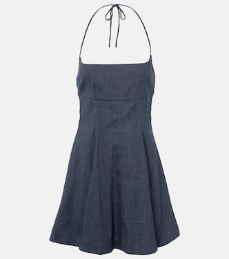 Minikleid Leone aus einem Leinengemisch | Staud