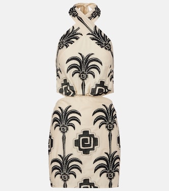Pintaderas embroidered minidress | Johanna Ortiz