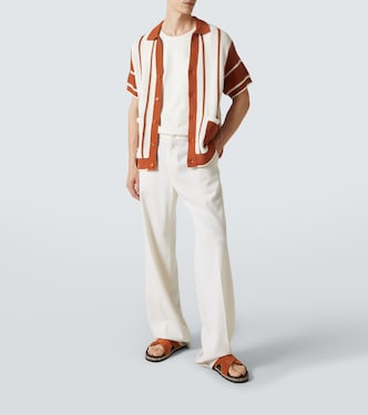 Camicia Fabricio in crochet di cotone | Frescobol Carioca