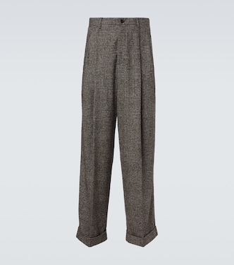 Houndstooth wide-leg pants | Dolce&Gabbana