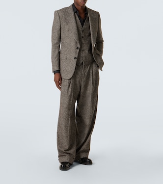 Houndstooth wide-leg pants | Dolce&Gabbana
