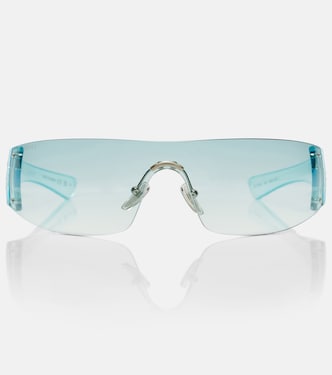 Occhiali da sole a mascherina Leonie Interlocking G | Gucci