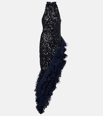 Ruffled sequined cocktail dress | Rotate