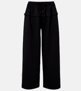Wide-leg cotton sweatpants | Alaïa