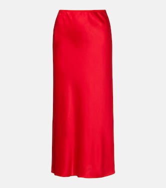 Sense Of Shine satin midi skirt | Dorothee Schumacher