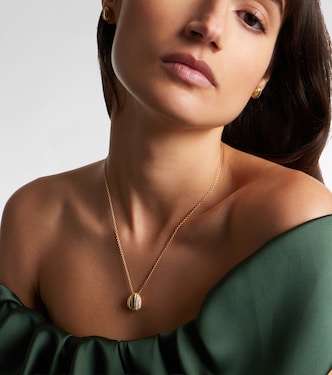 Eos 18kt gold pendant necklace with diamonds | Pamela Zamore