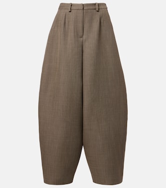 Wool barrel-leg pants | Magda Butrym