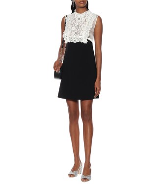 Organza and cady minidress | Miu Miu