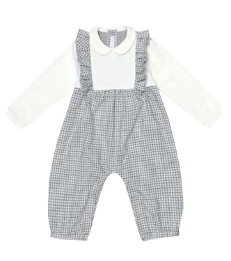 Baby - Tutina a quadri in cotone | Il Gufo