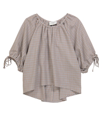 Top de algodón y lana de pata de gallo | Paade Mode