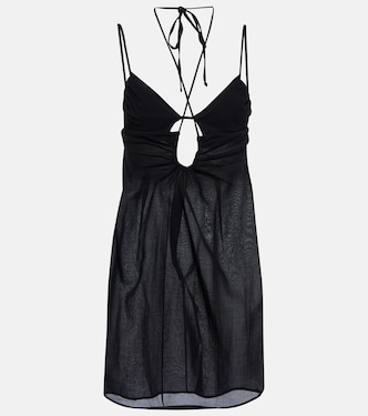 Cutout halterneck minidress | Nensi Dojaka