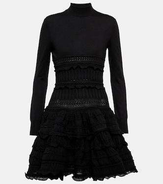 Minikleid Crinoline aus Schurwolle | Alaïa