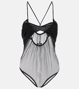 Body in tulle con cut-out | Nensi Dojaka