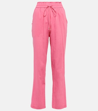 Pantalones rectos de lino | Bananhot