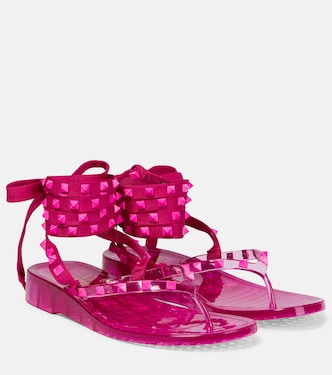 Sandali Rockstud in PVC | Valentino Garavani