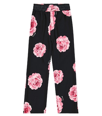 Pantaloni in cady con stampa | Monnalisa