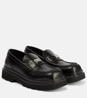 Mocassins City Trek en cuir à logo | Dolce&Gabbana